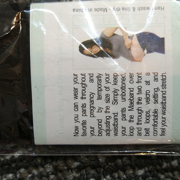 NWT Maeband Large Black pregnancy pant pand - Picture 1 of 4